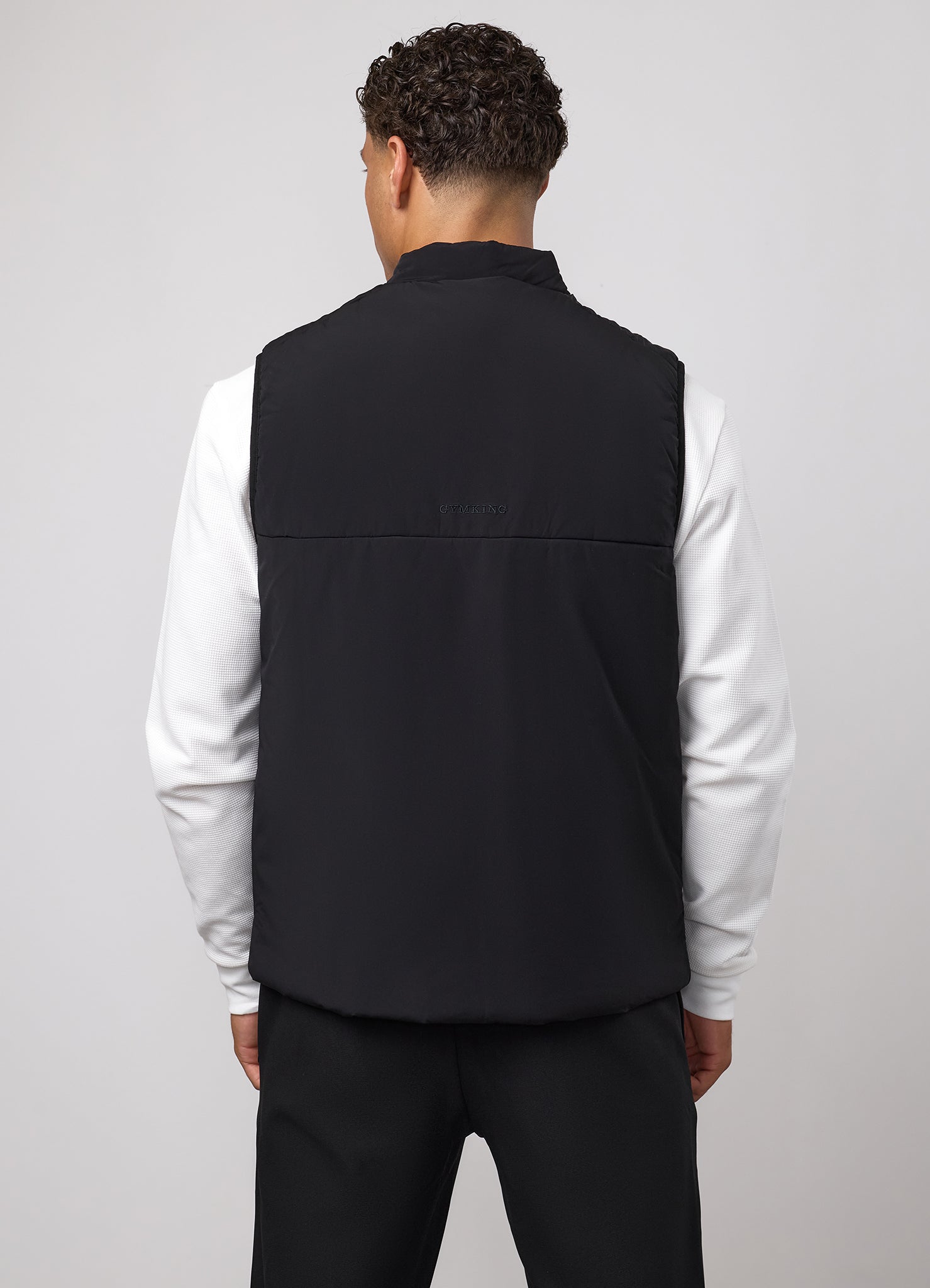 Gym King Signature Gilet - Black