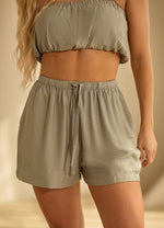 Gym King Signature Woven Short - Sage thumbnail