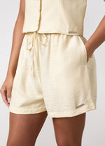 Gym King Signature Woven Paper Bag Short - Buttermilk thumbnail