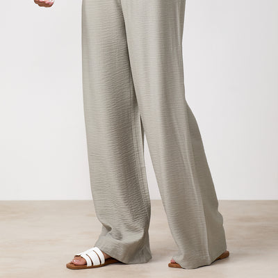 Gym King Signature Woven Paper Bag Trousers Petite - Dusky Sage