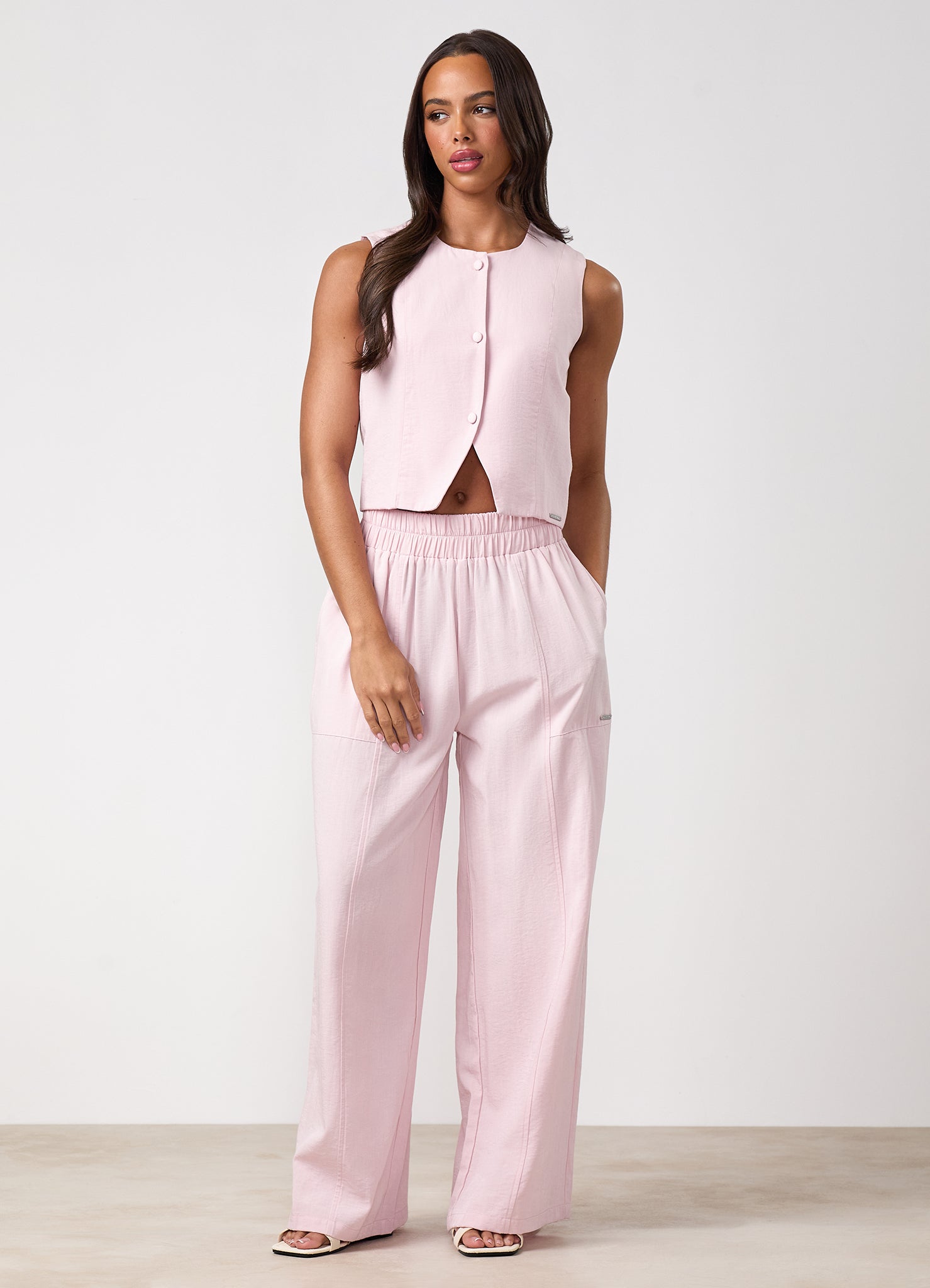 Gym King Signature Redefined Waistcoat - Wildflower Pink