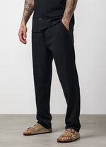 Gym King Signature Woven Trouser - Black thumbnail