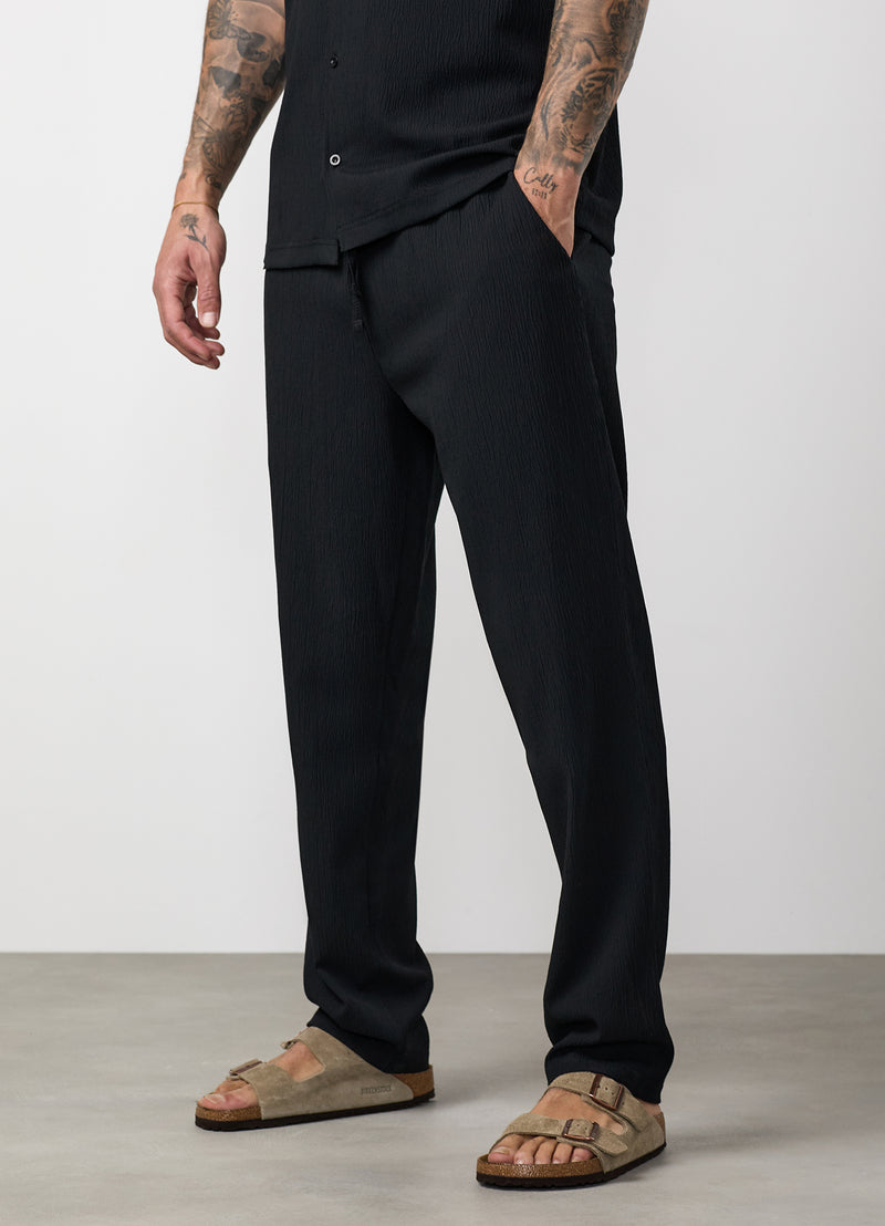Gym King Signature Woven Trouser - Black