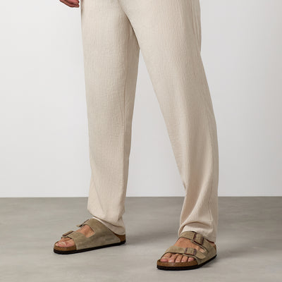 Gym King Signature Woven Trouser - Clay
