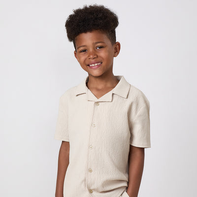 Gym King Younger Kids Signature Woven Shirt - Clay