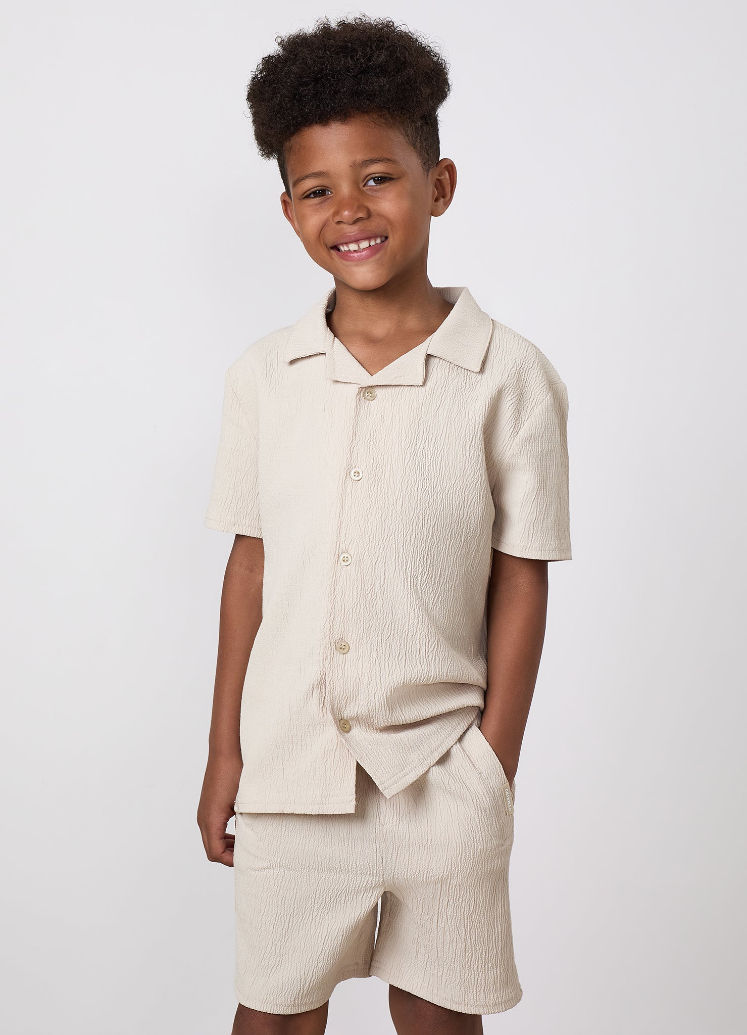 Gym King Younger Kids Signature Woven Shirt - Clay