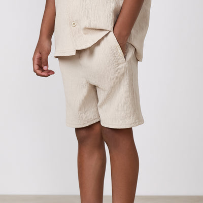 Gym King Older Kids Signature Woven Short - Clay