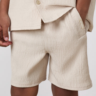 Gym King Younger Kids Signature Woven Short - Clay