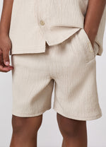 Gym King Younger Kids Signature Woven Short - Clay thumbnail