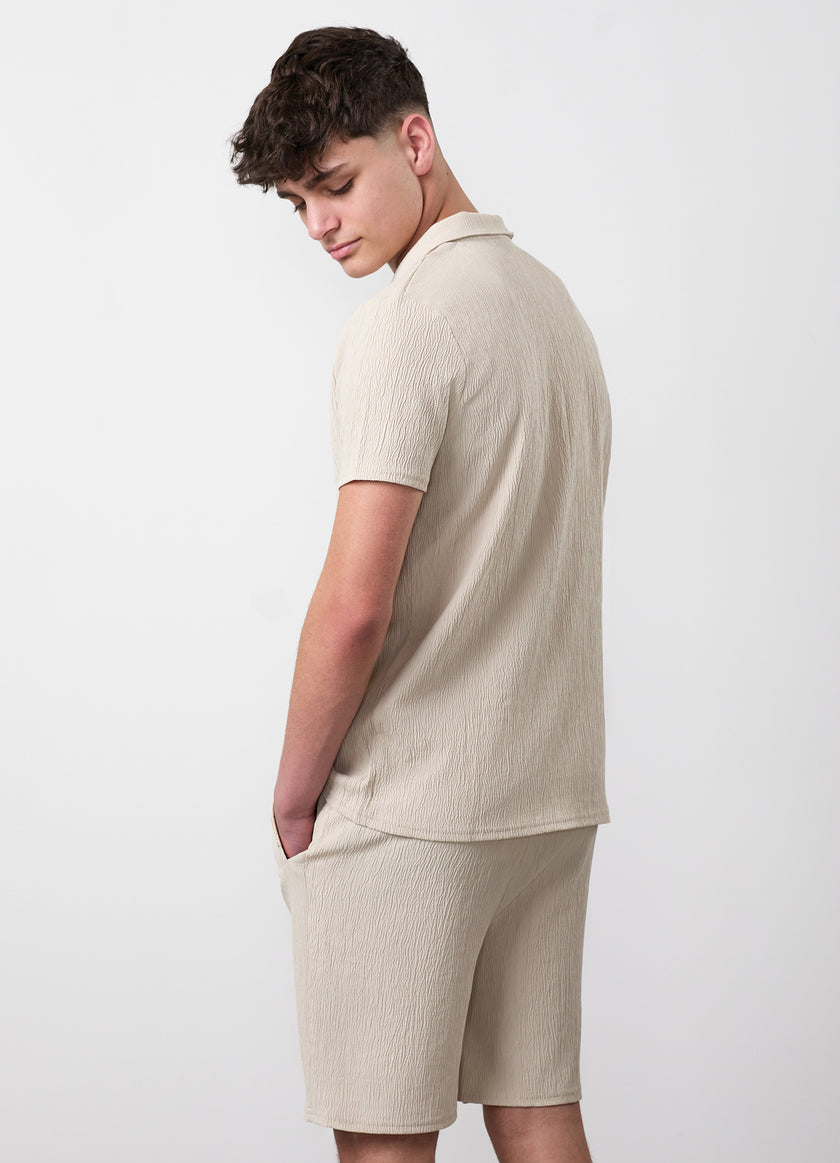 Gym King Older Kids Signature Woven Shirt - Clay