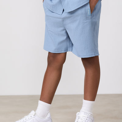Gym King Older Kids Signature Woven Short - Powder Blue