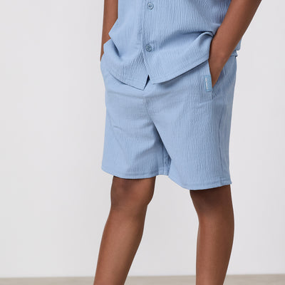 Gym King Older Kids Signature Woven Short - Powder Blue