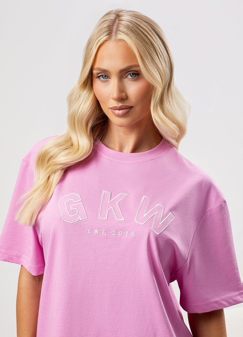 GKW Boyfriend Tee - Pink Rose