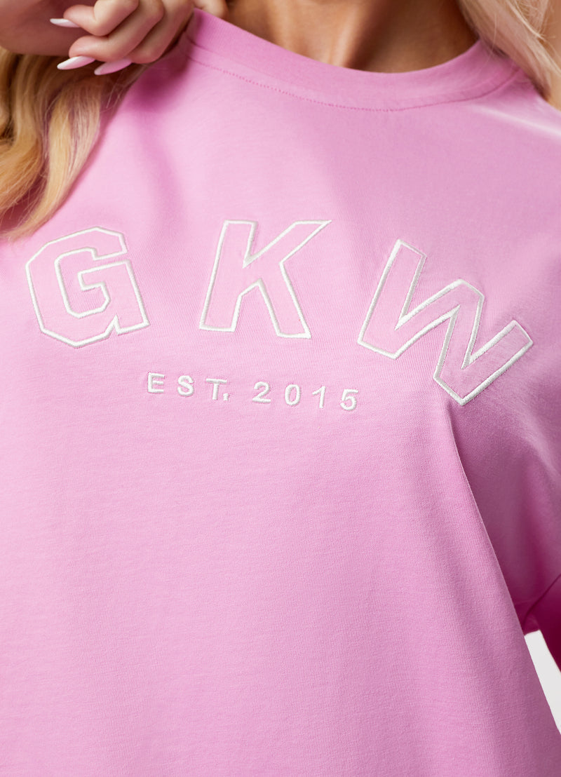 GKW Boyfriend Tee - Pink Rose