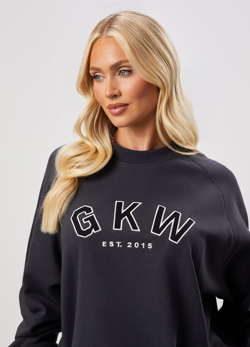 GKW Relaxed Fit Crew - Dark Pewter