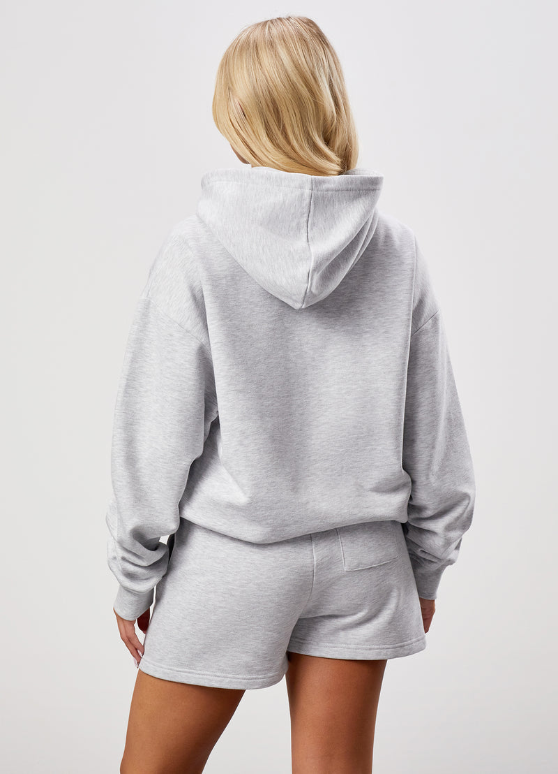 GKW Relaxed Fit Hoodie - Snow Marl