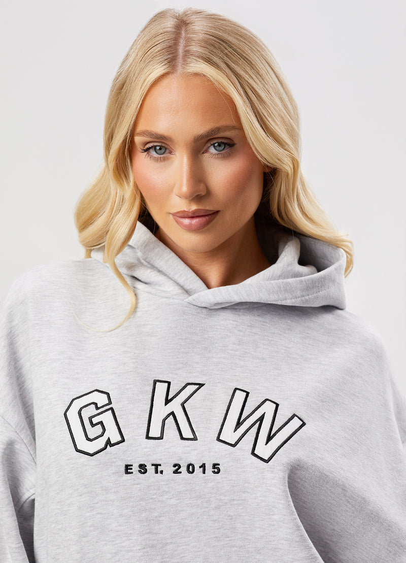 GKW Relaxed Fit Hoodie - Snow Marl