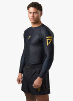 Gym King Sovereign Rash Guard - Black / Gold thumbnail