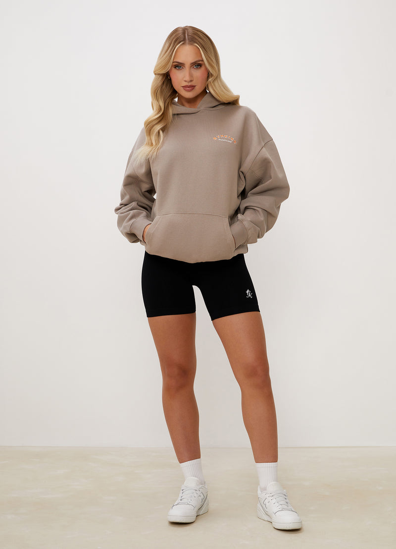 Gym King Spirit of Summer Relaxed Fit Hood - Mocha