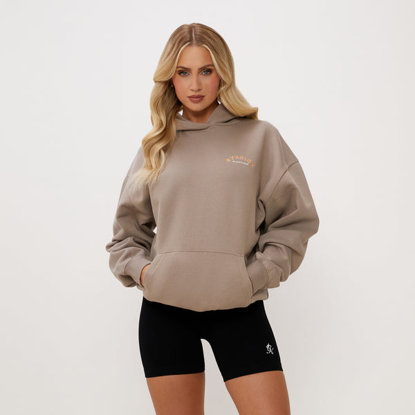 Gym King Spirit of Summer Relaxed Fit Hood - Mocha