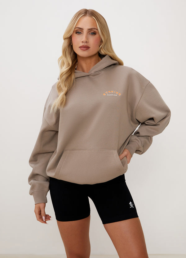 Gym King Spirit of Summer Relaxed Fit Hood - Mocha