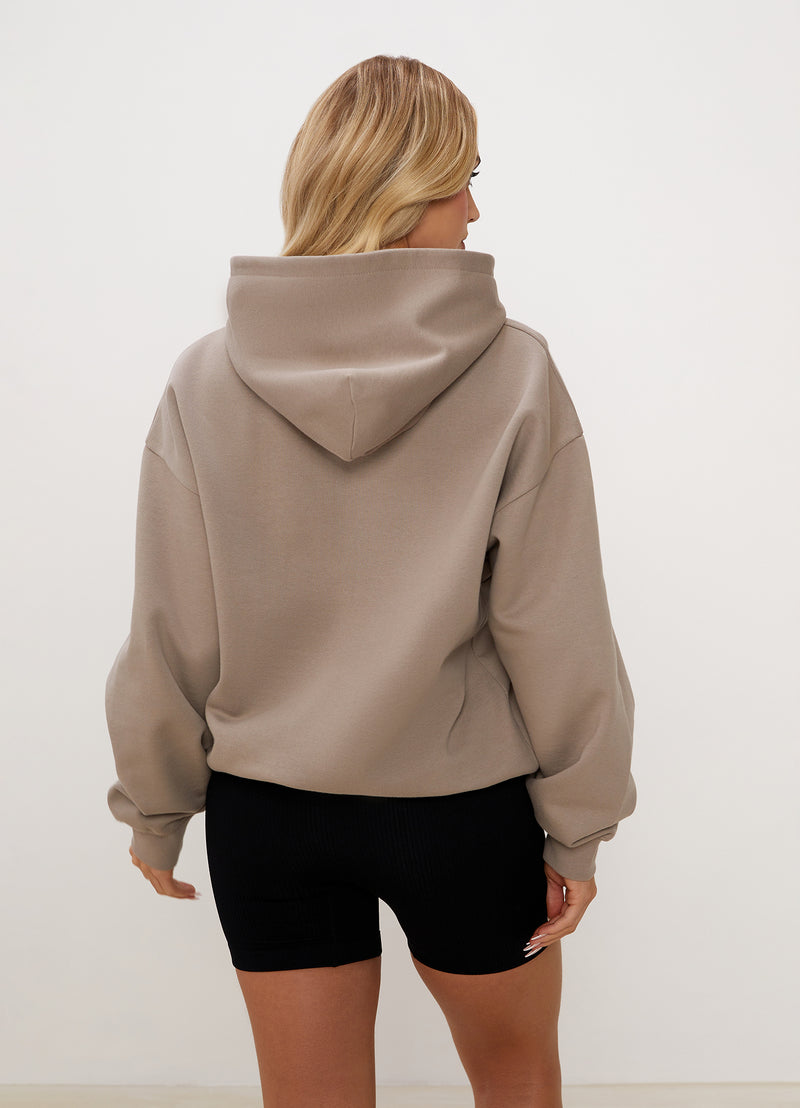 Gym King Spirit of Summer Relaxed Fit Hood - Mocha