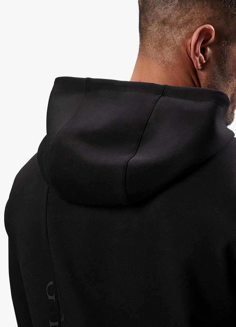 Gym King Split Linear Hood - Black