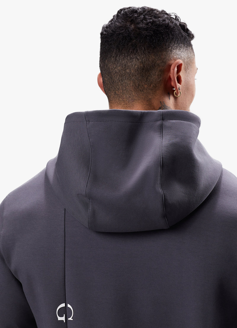 Gym King Split Linear Hood - Graphite