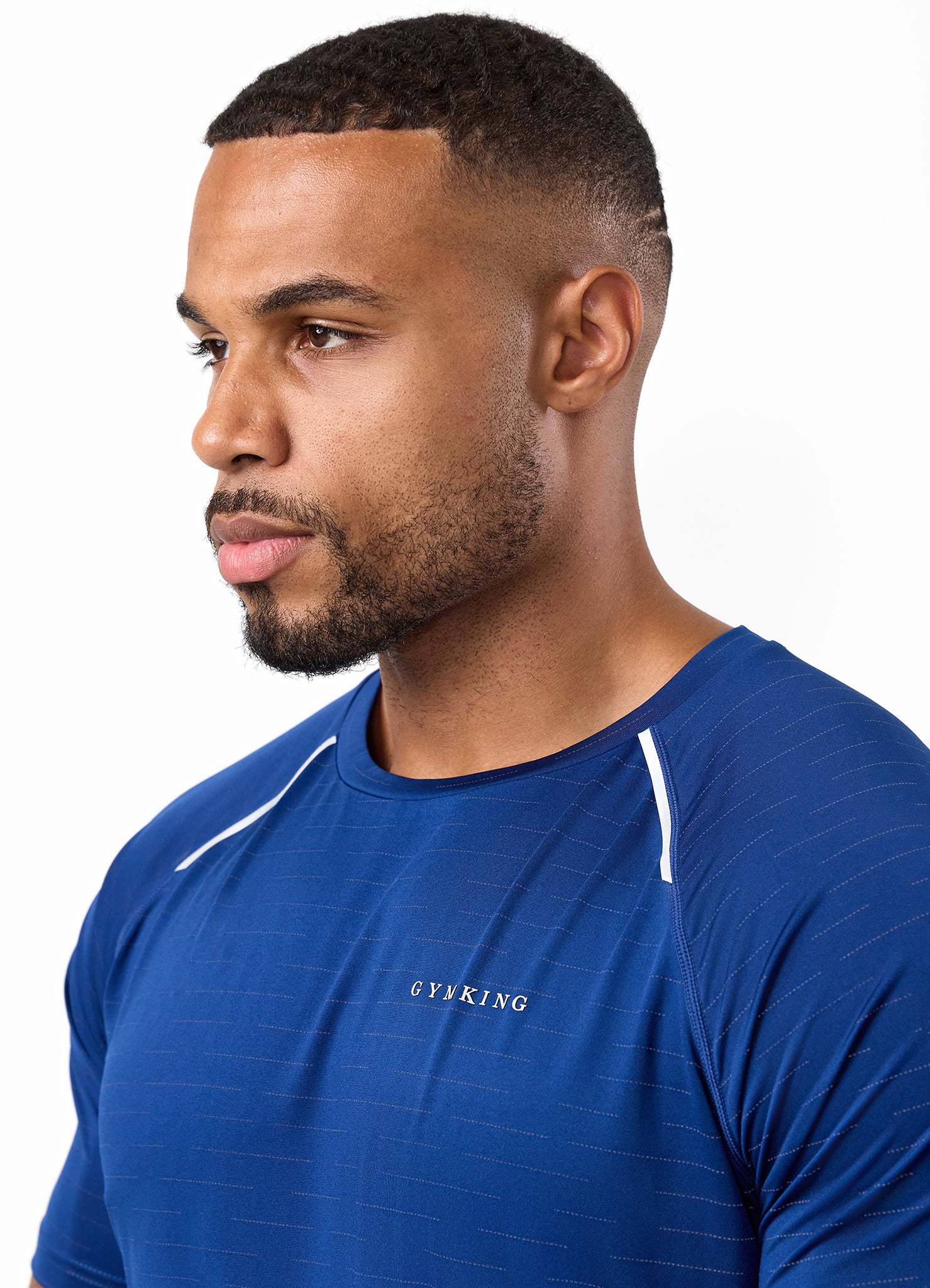 Gym King Stamina Performance Tee - Estate Blue