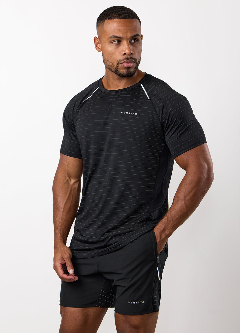 Gym King Stamina Performance Tee - Black