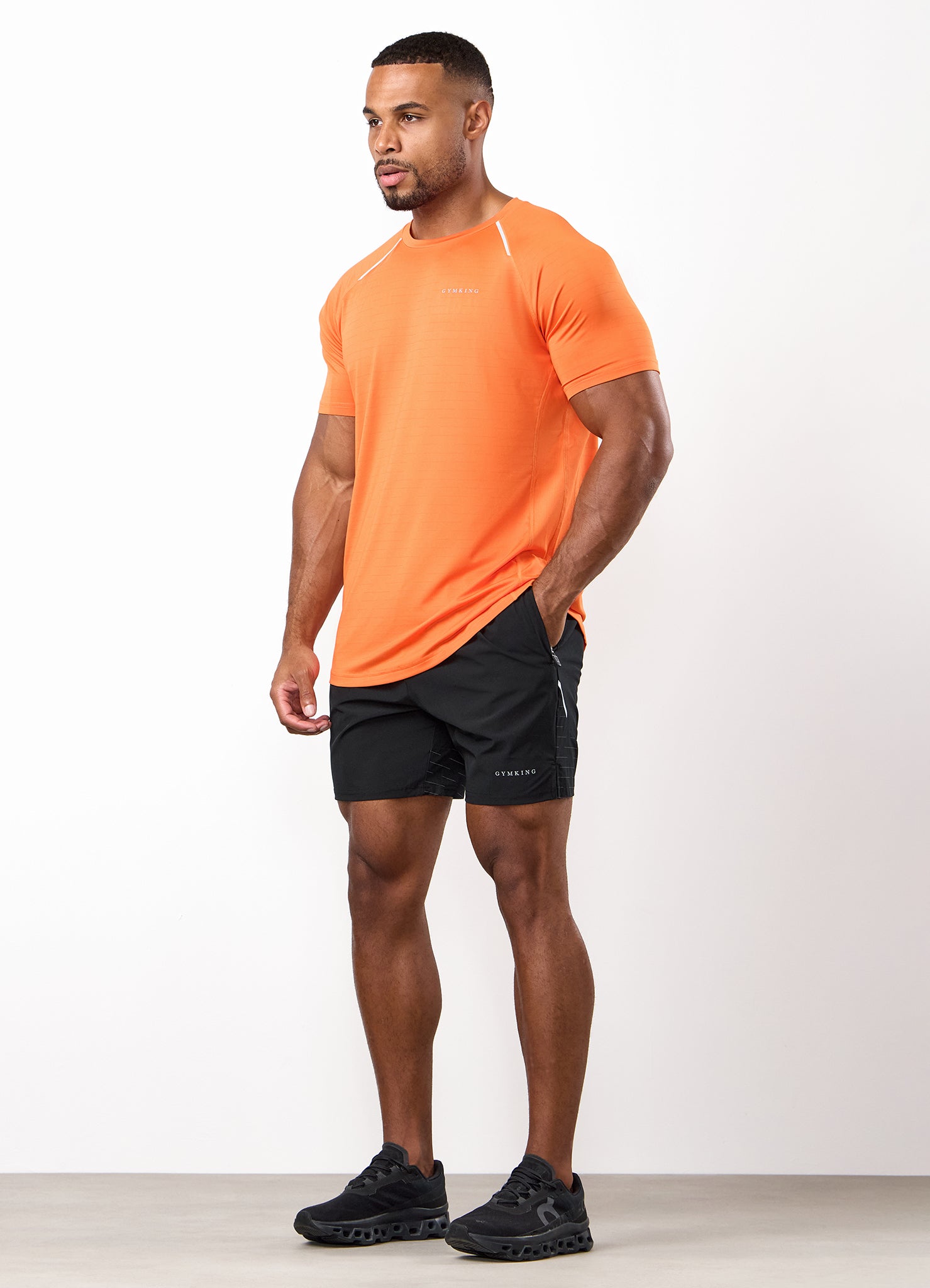 Gym King Stamina Performance Tee - Satsuma