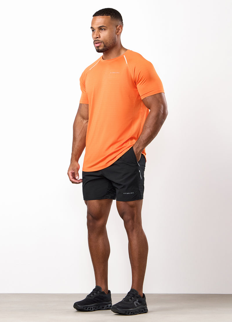 Gym King Stamina Performance Tee - Satsuma