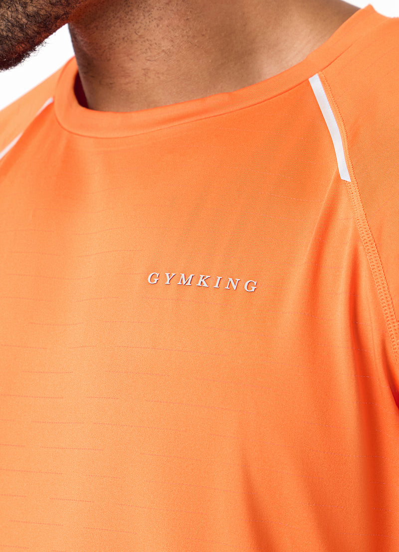 Gym King Stamina Performance Tee - Satsuma