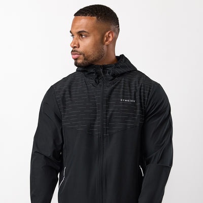 Gym King Stamina Woven Jacket - Black