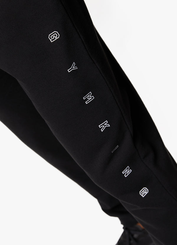 Gym King Stealth Loopback Pant - Black