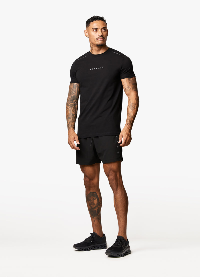 Gym King Stealth Tech Short - Black