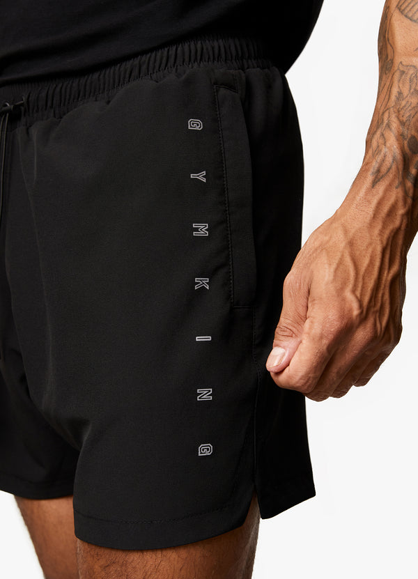 Gym King Stealth Tech Short - Black