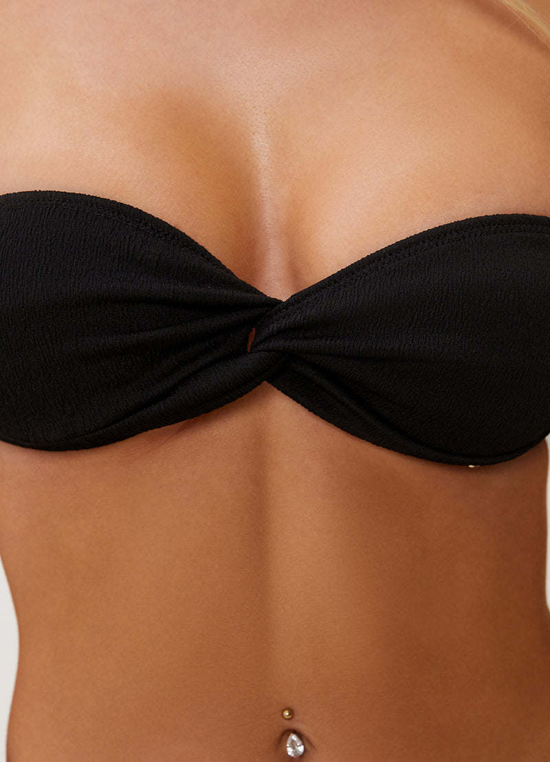 Gym King St Lucia Bikini Top - Black