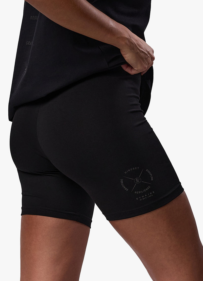 Gym King Stoic Cycle Short - Black