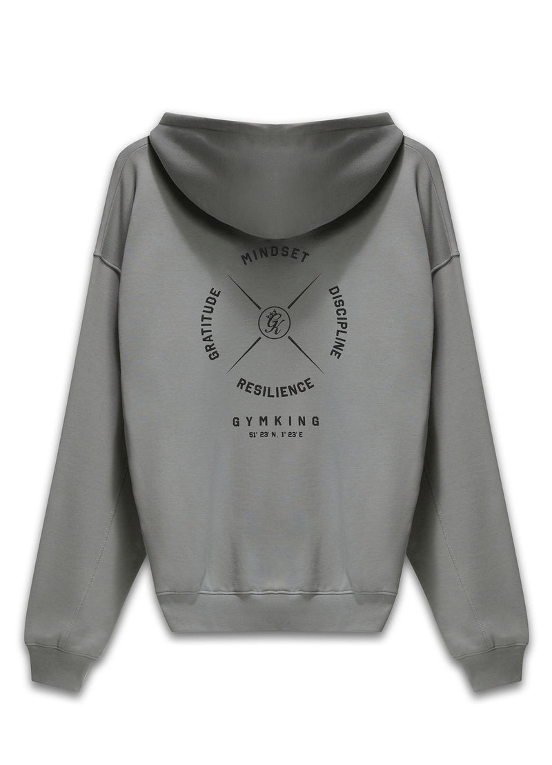 Gym King Compass Hood - Urban Grey