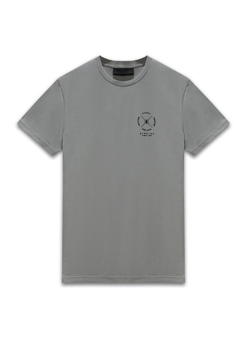 Gym King Compass Tee - Urban Grey