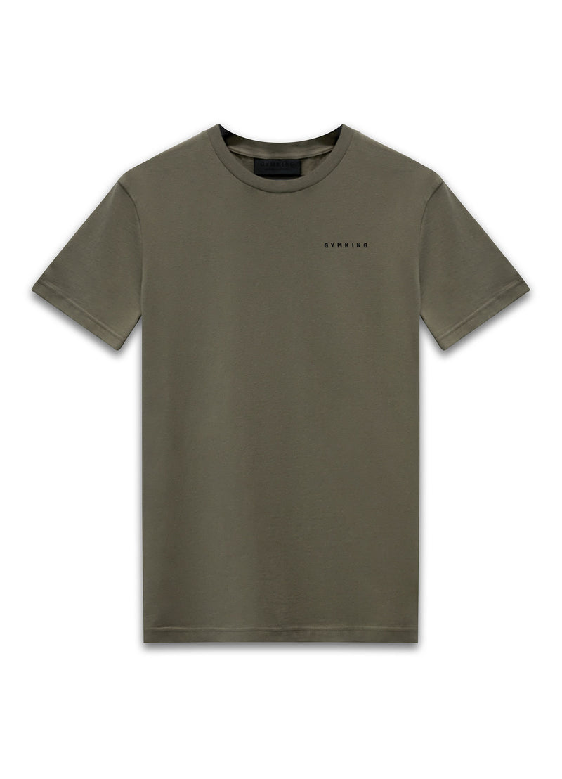 Gym King Discipline Tee - Deep Khaki