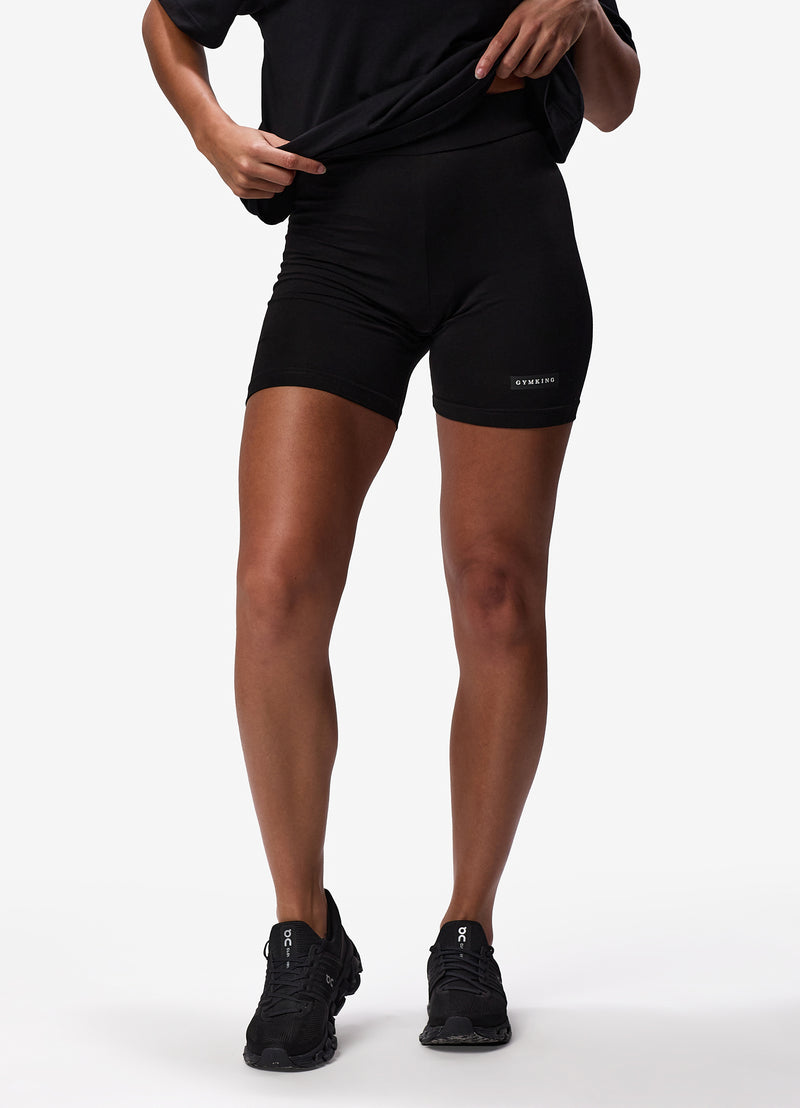 Gym King Stoic Cycle Short - Black