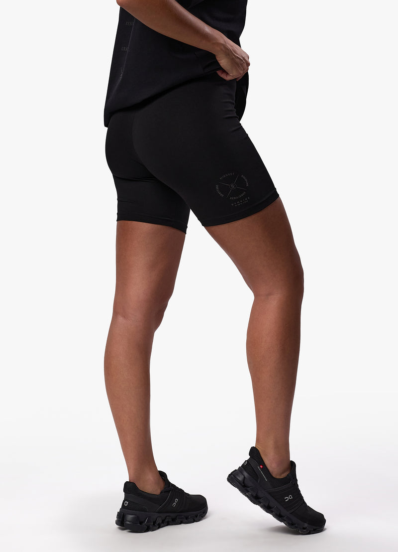 Gym King Stoic Cycle Short - Black