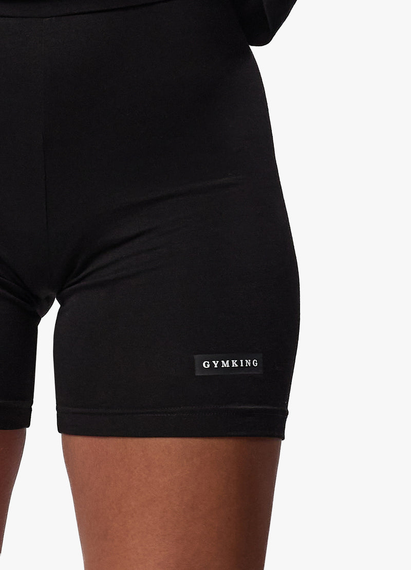 Gym King Stoic Cycle Short - Black