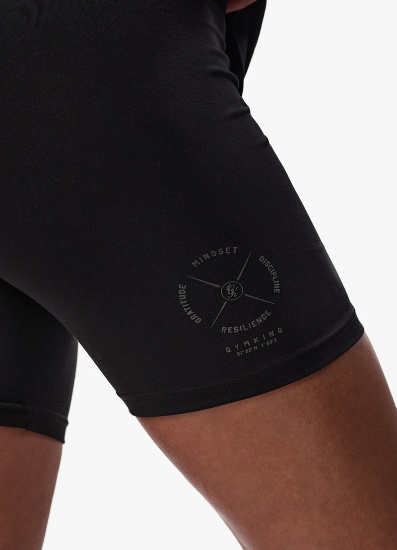 Gym King Stoic Cycle Short - Black