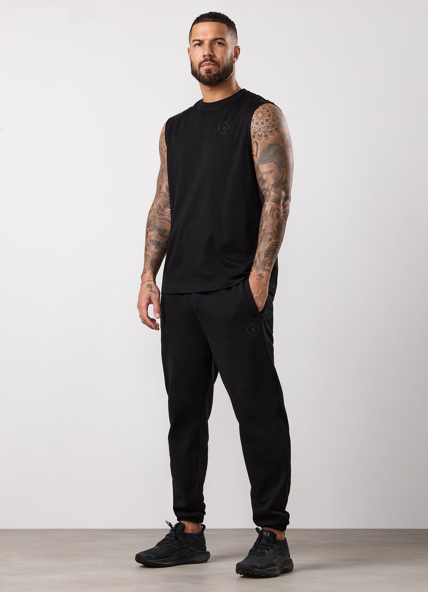 Gym King Stoic Esja Jersey Tank - Volcanic Black