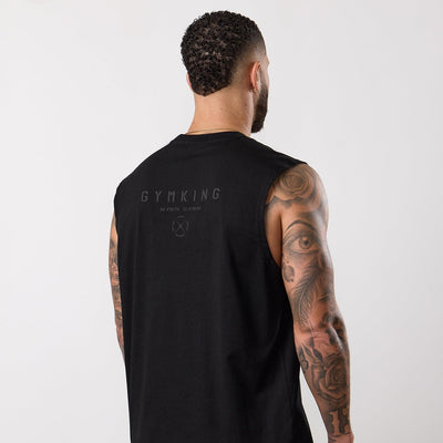 Gym King Stoic Esja Jersey Tank - Volcanic Black