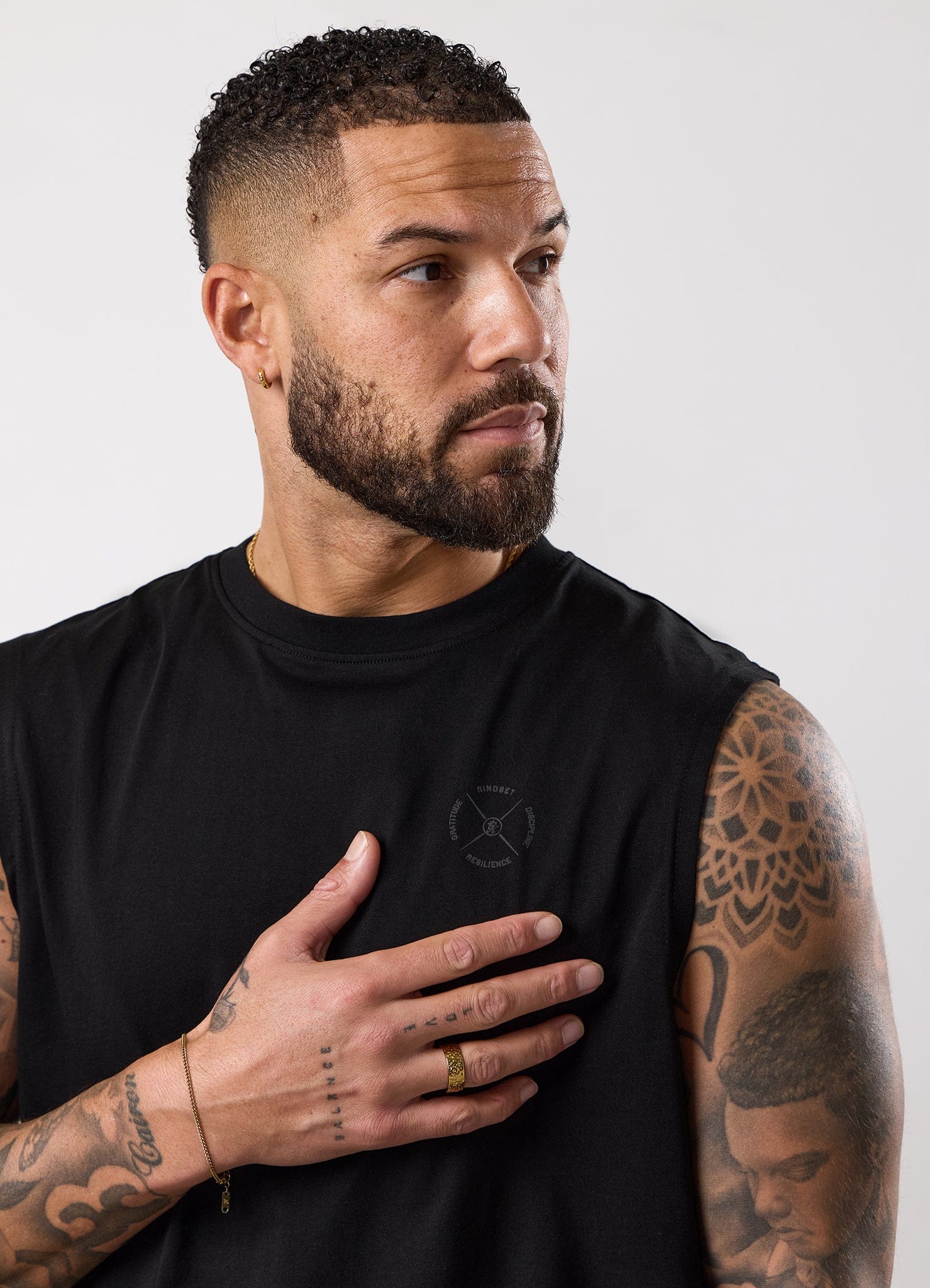 Gym King Stoic Esja Jersey Tank - Volcanic Black