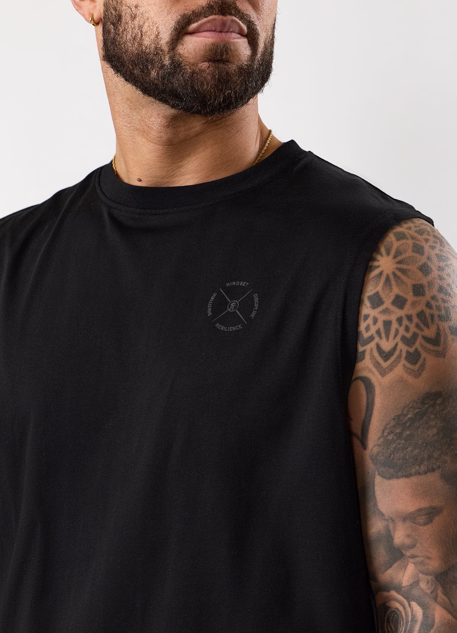 Gym King Stoic Esja Jersey Tank - Volcanic Black